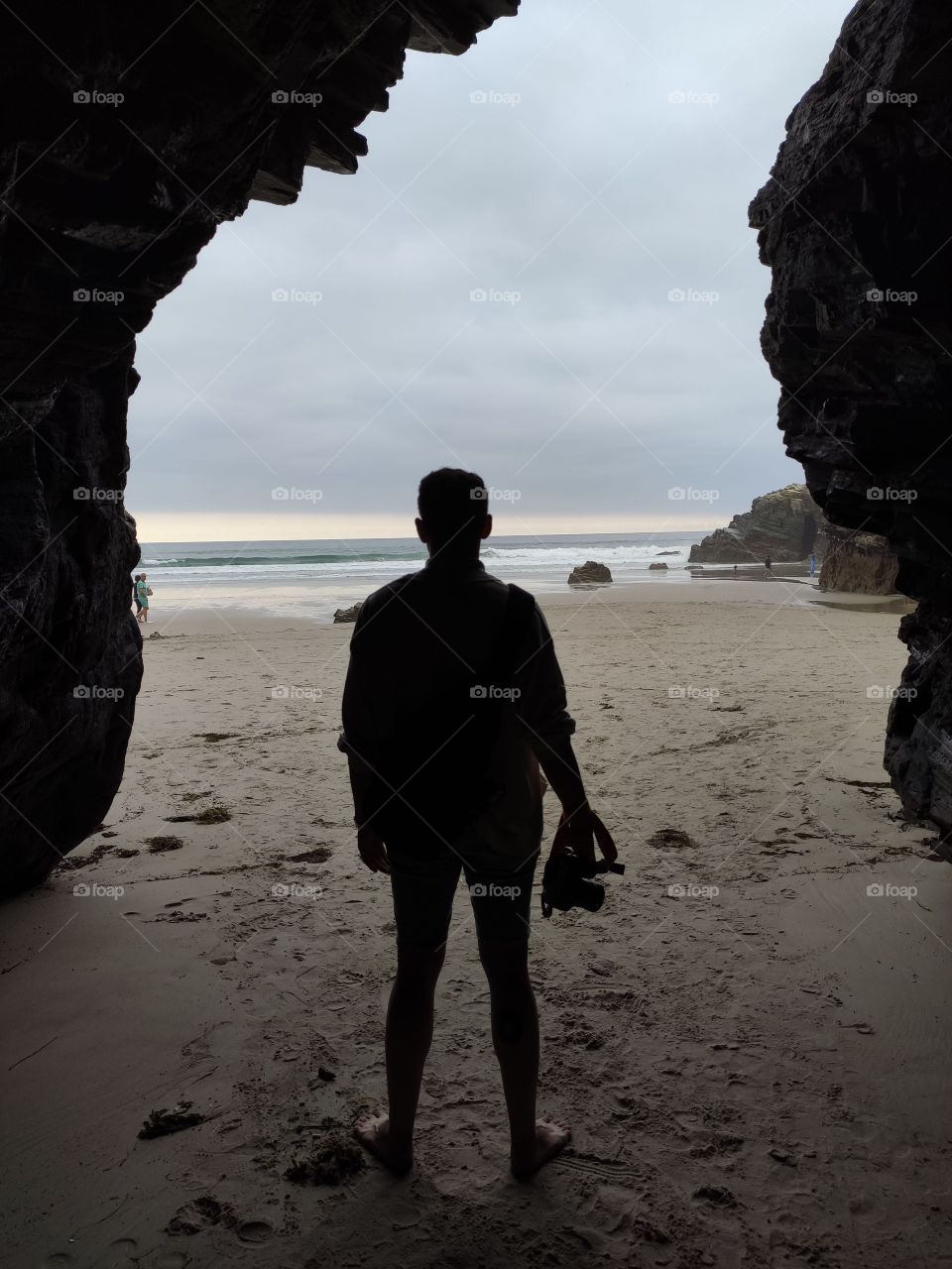 me in the Praia das catedrais