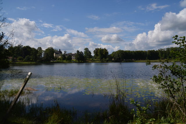Mansion by the lake