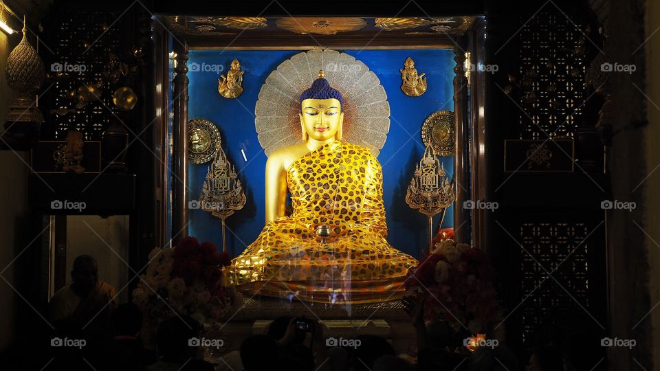 buddha in gaya at india