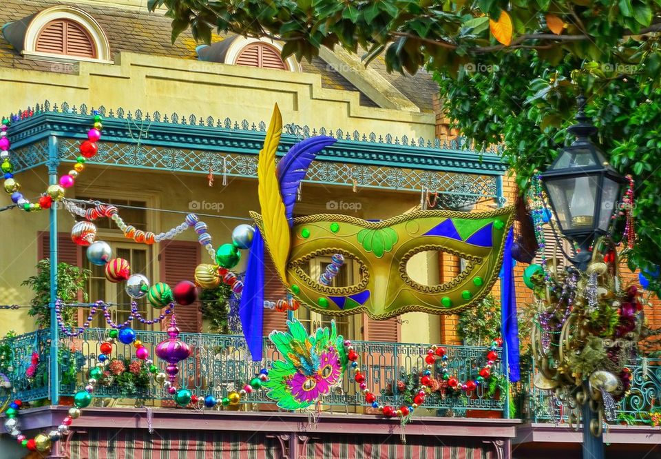 Bourbon Street Mardi Gras