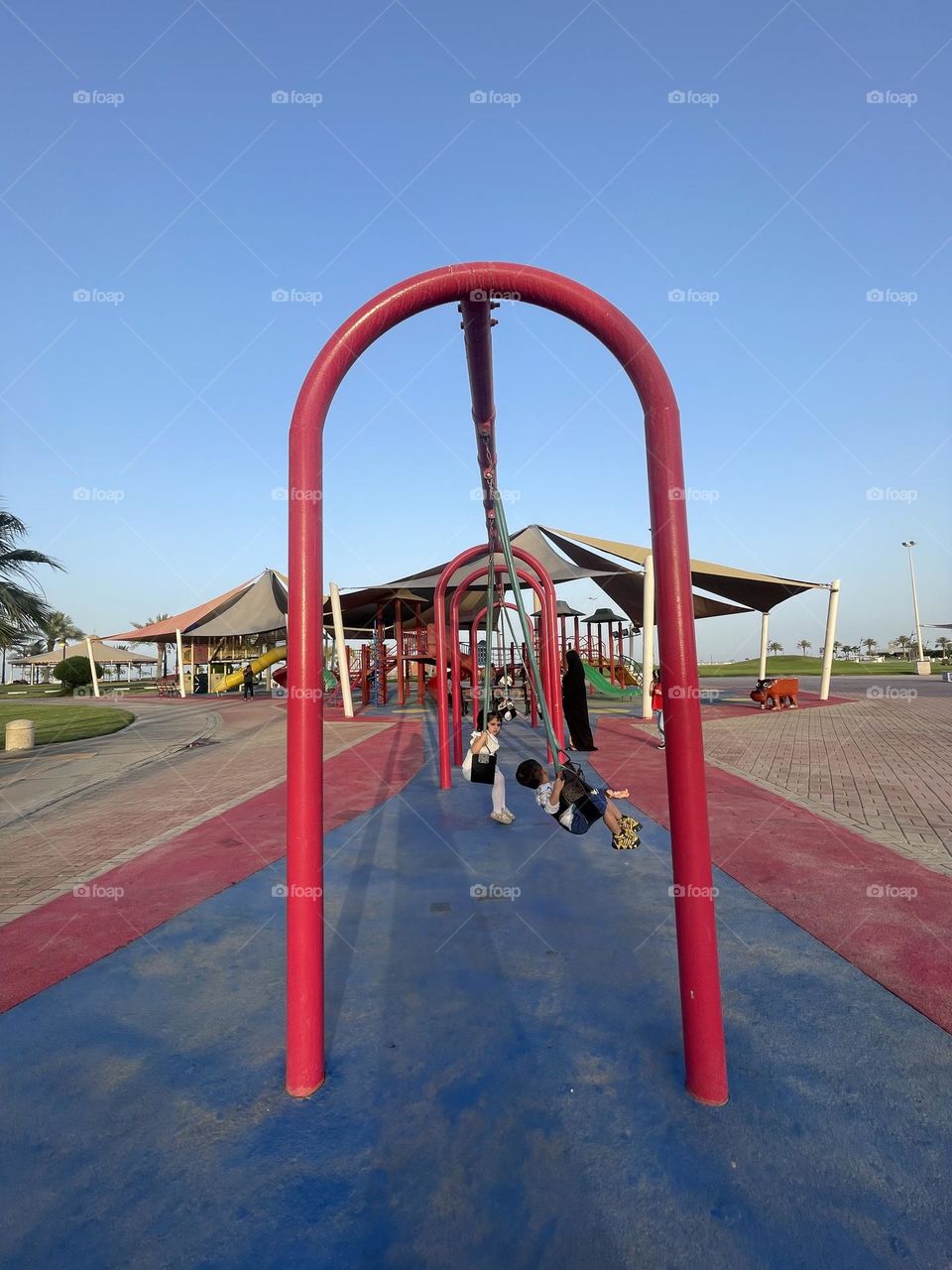 Weekends with family and kids at park