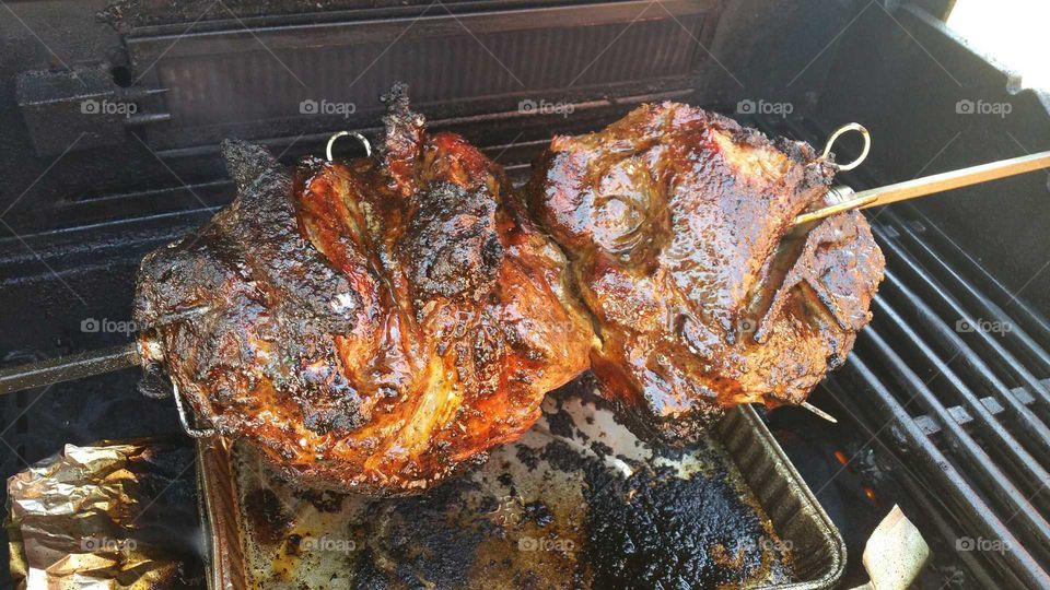 pork on the bbq