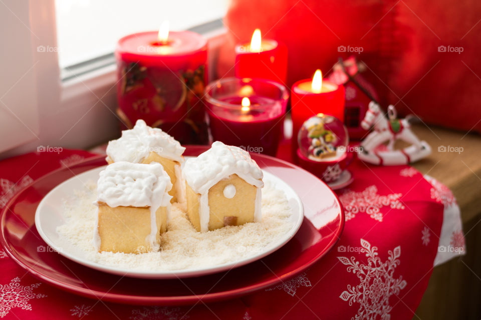 Christmas gingerbread houses