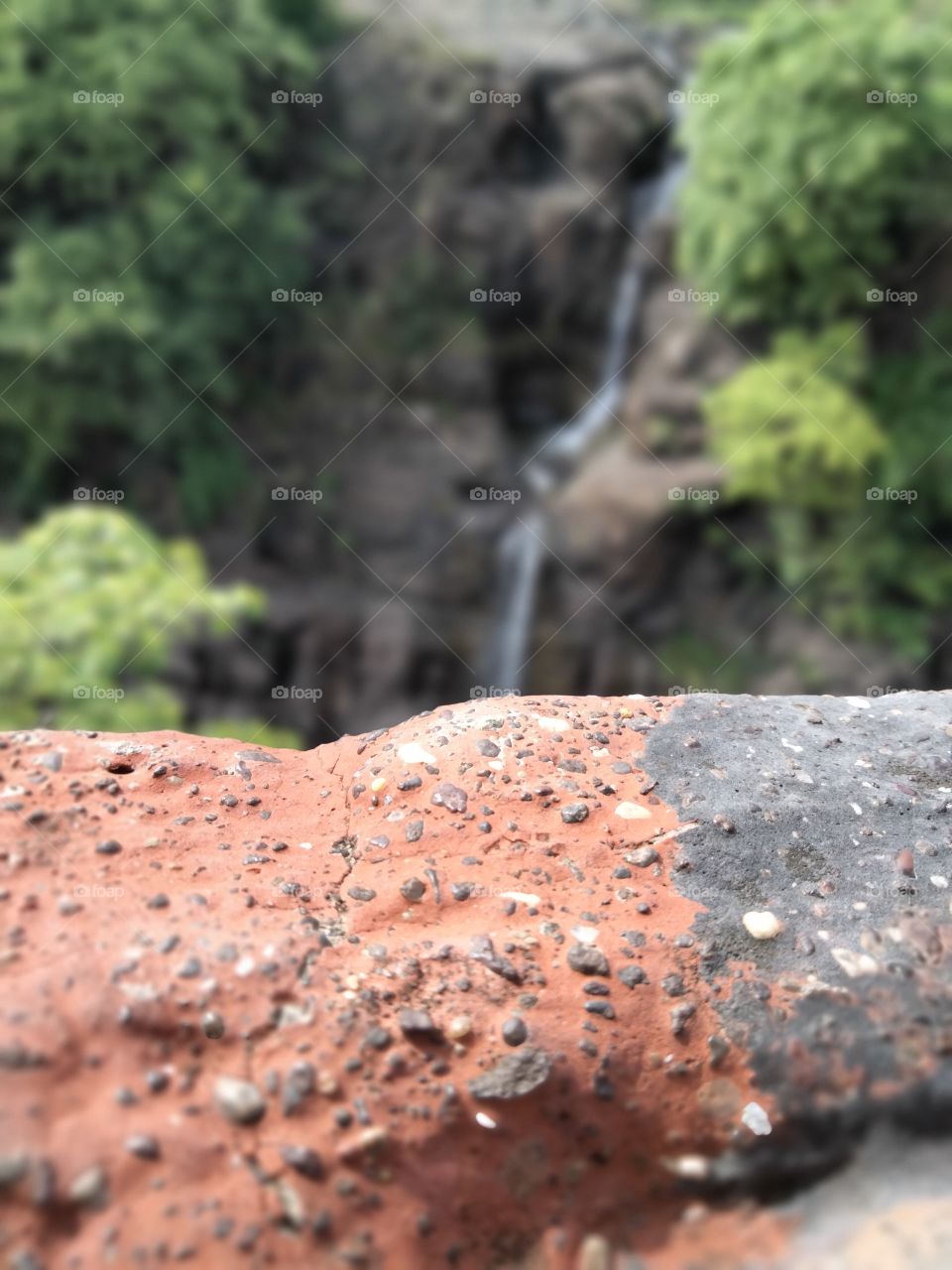 Blur Waterfall with Nature