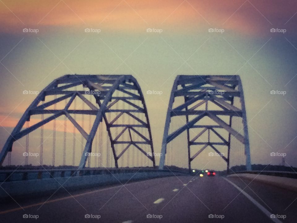 Twin Bridgea. Taken along the interstate in Kentucky. 