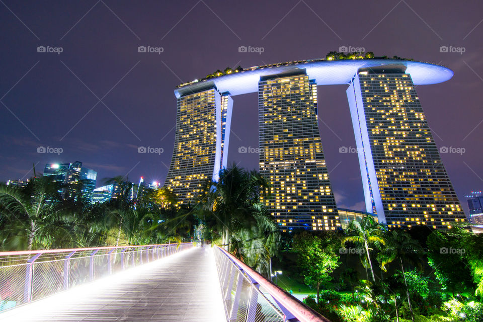 Singapore at night 