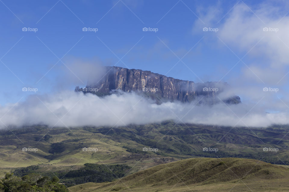 Kukenan Tepui in Venezuela, Canaima National Park.