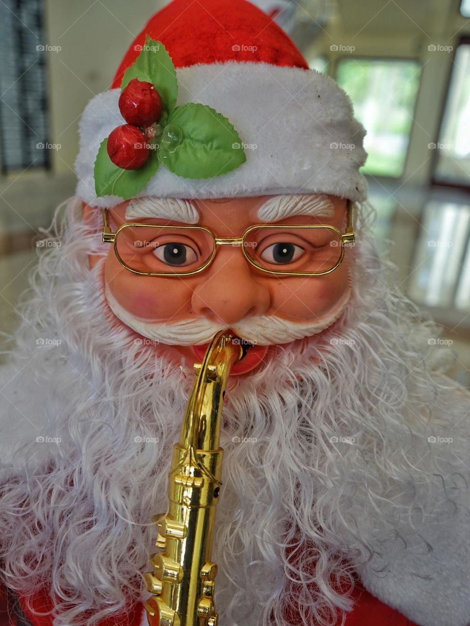 Santa Claus is a figure in various cultures who is depicted as giving gifts to children, especially on Christmas Day.