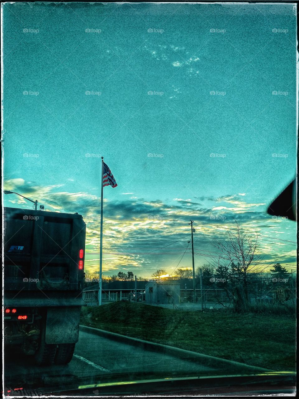 sunrise rural commute