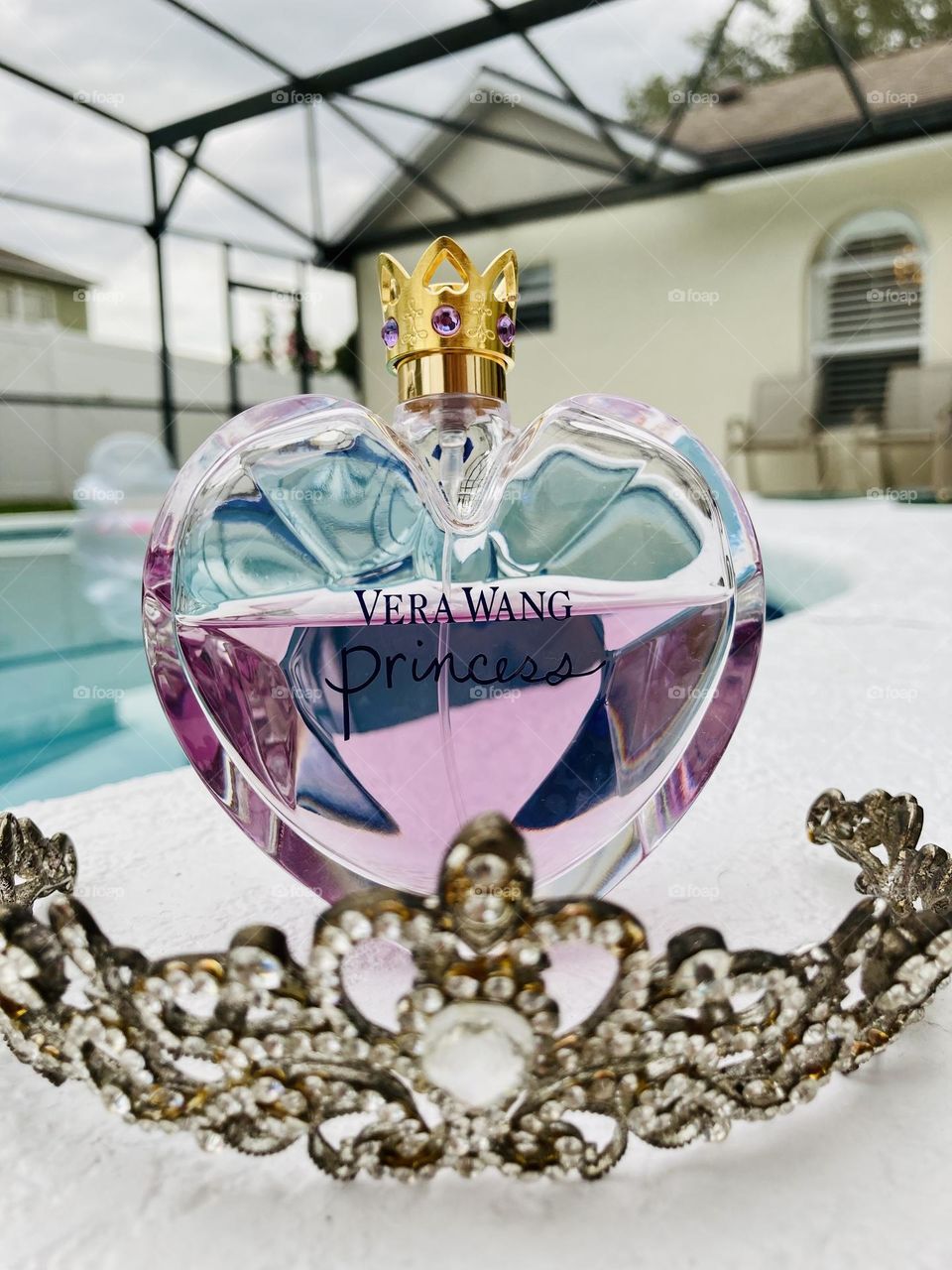 Vera Wang Princess perfume product photography 