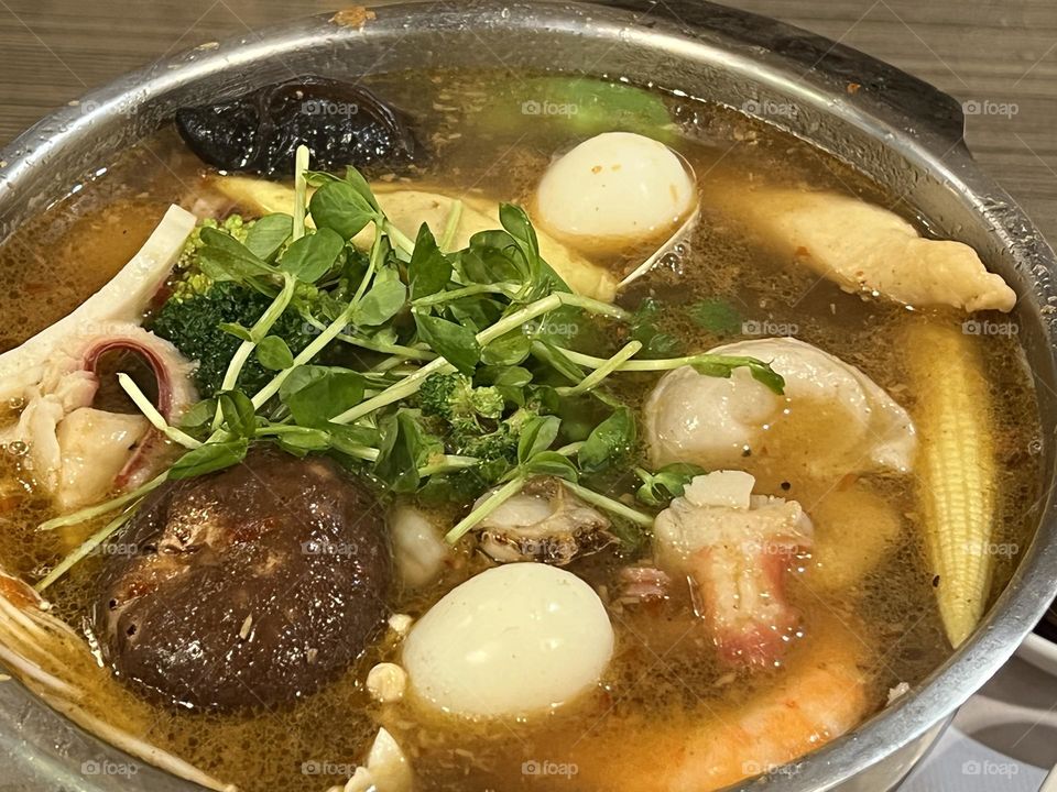 Spicy Seafood hotpot