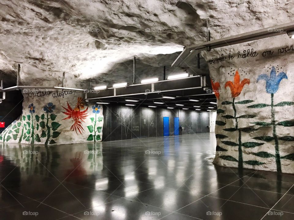 metro station in Stockholm