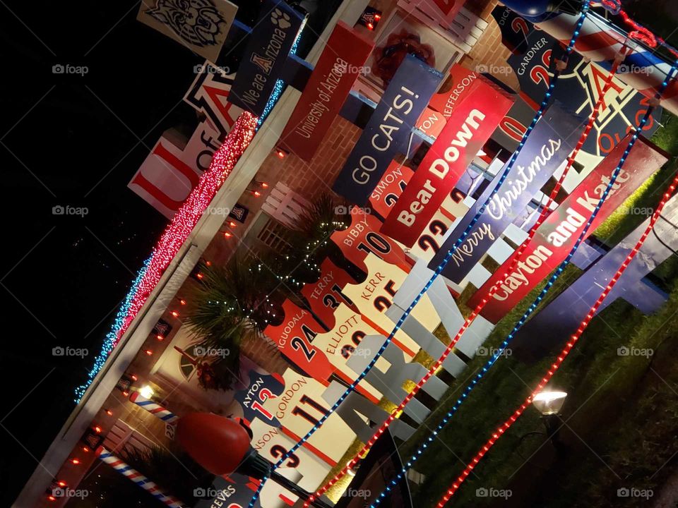 lights for Christmas University of Arizona