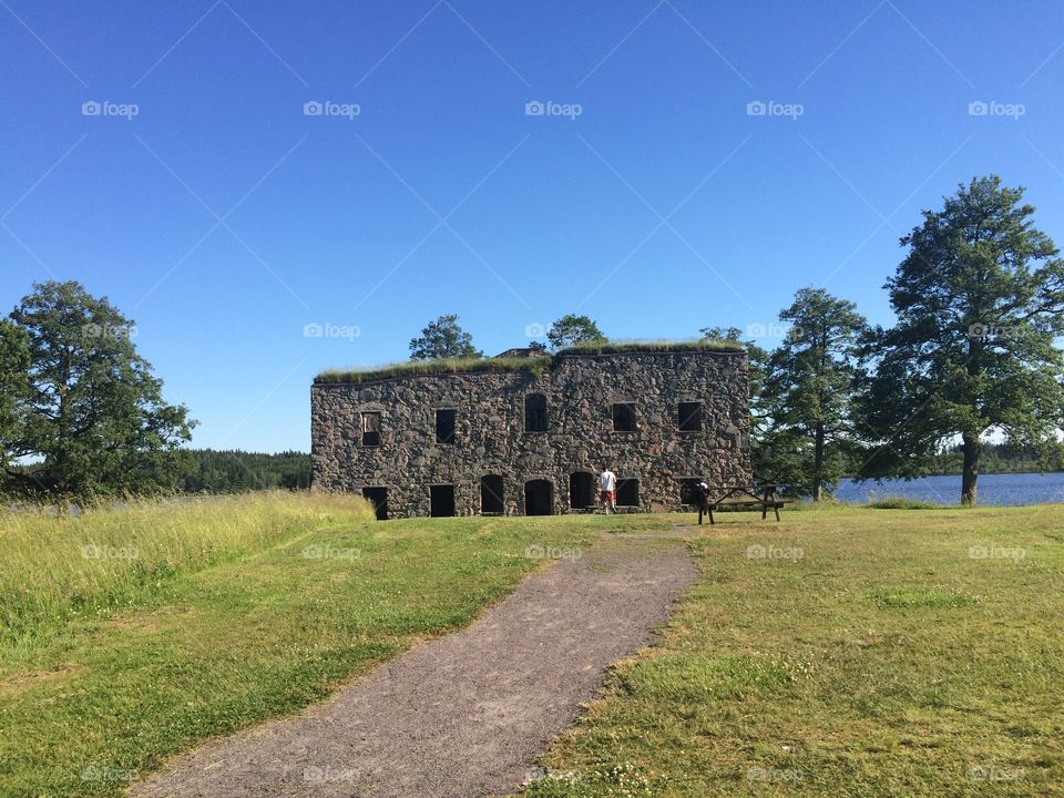 Castle, No Person, Architecture, Travel, Grass