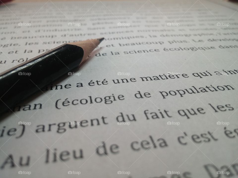 pen over a paper