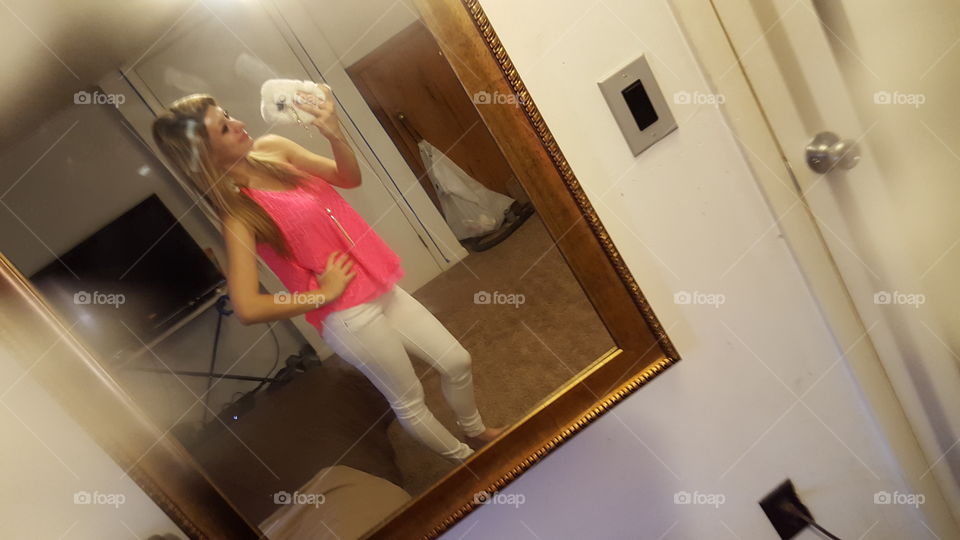 Indoors, Room, People, Furniture, Mirror