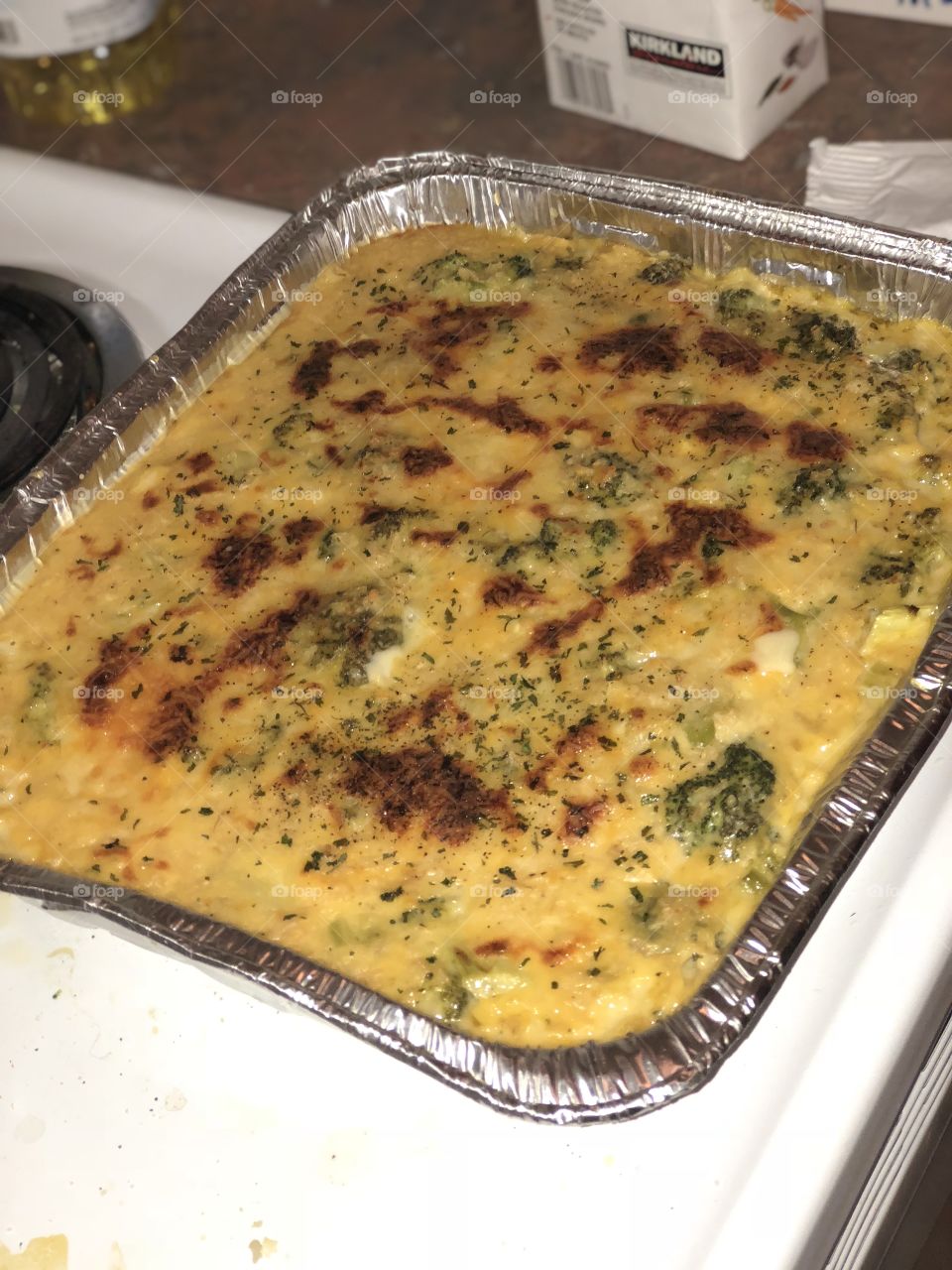 Broccoli & Cheese rice casserole 