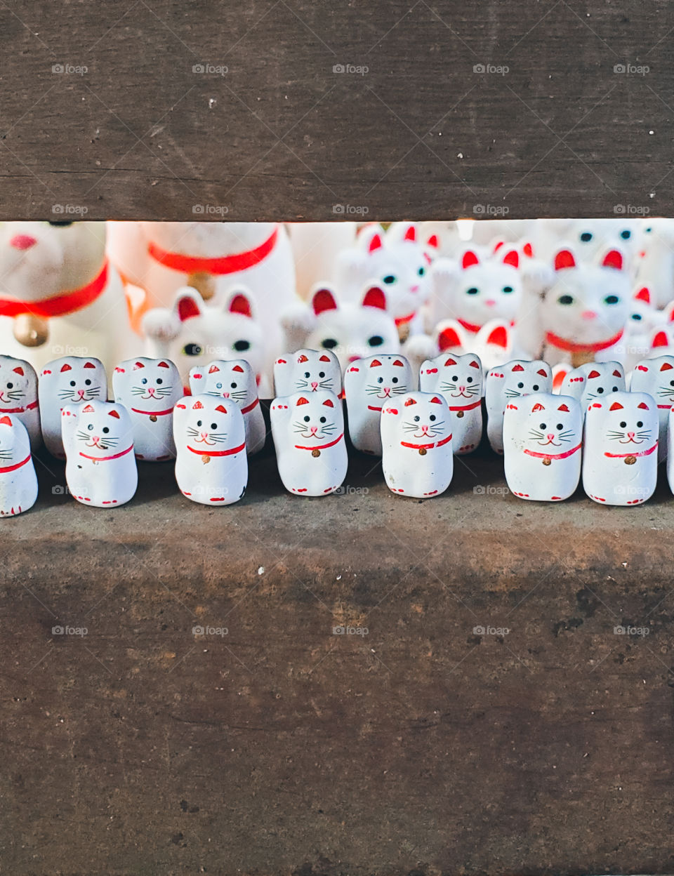 Lucky cats at the Gotokuji Temple