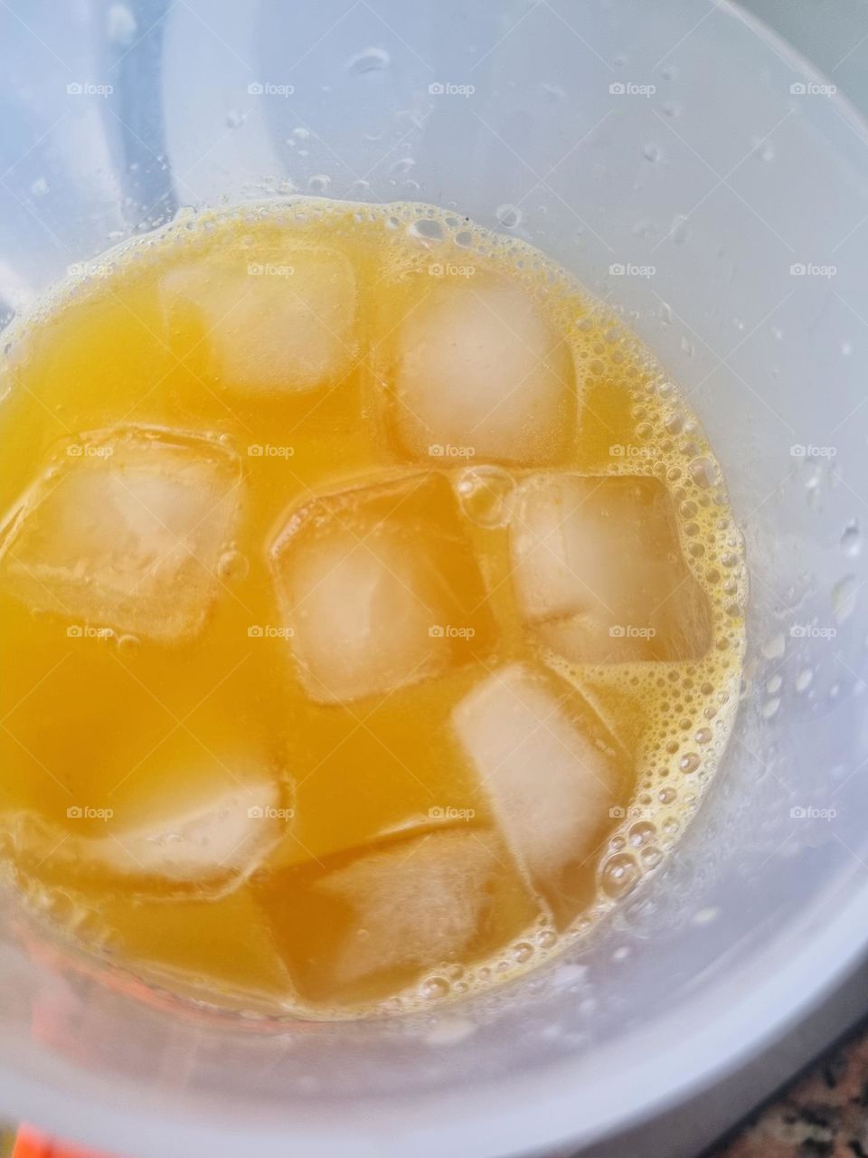 My juice will be all natural ORANGE, ORANGE!