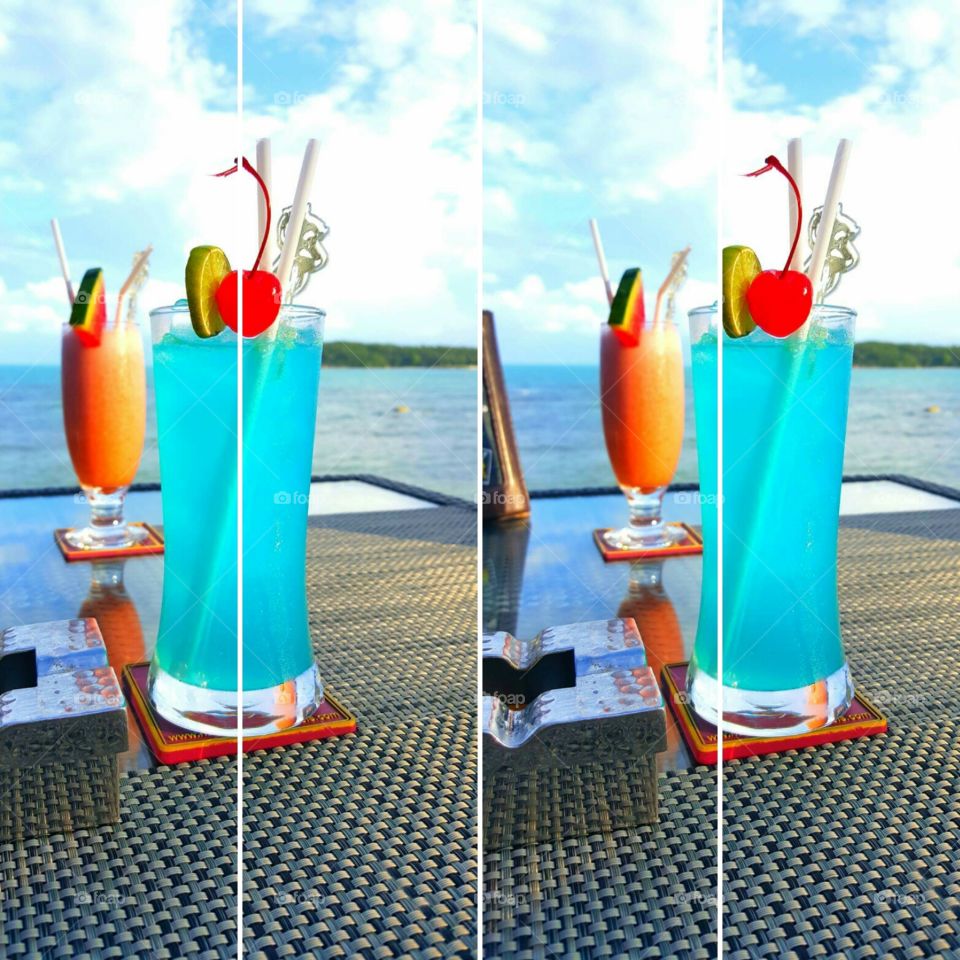 Tropical, Beach, Summer, Cocktail, Seashore