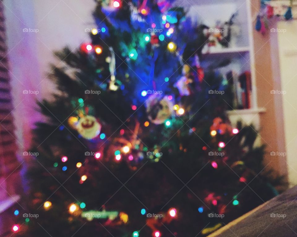 Bokeh tree