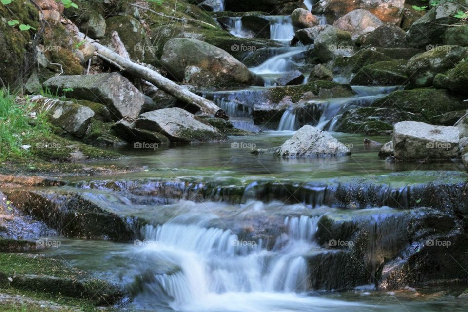 Waterfall in forest