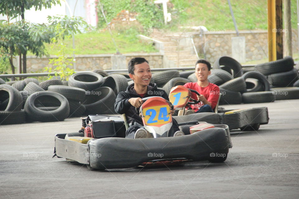 Enjoy the race kart