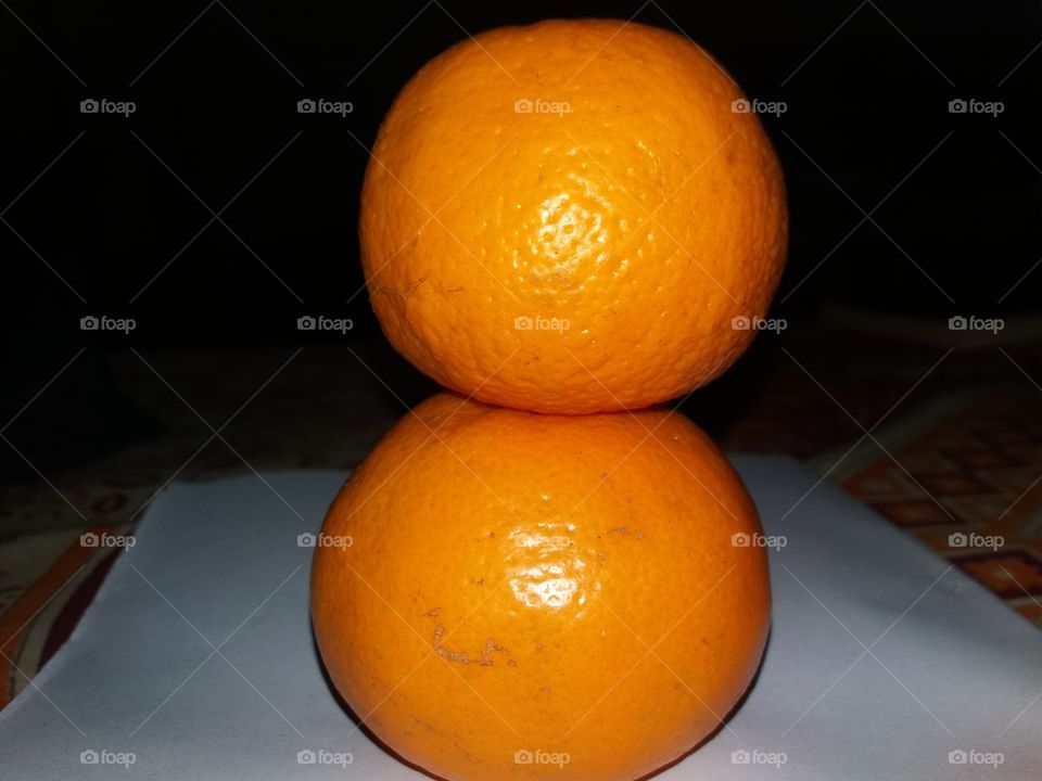 Two orange