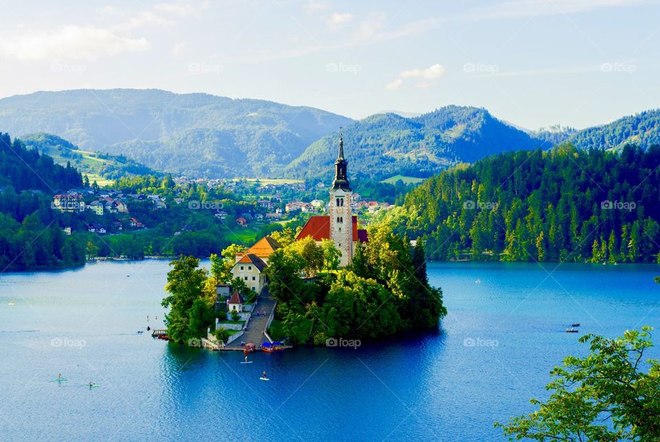 Church on island