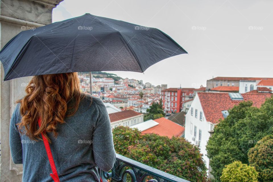 Raining in Lisbon 