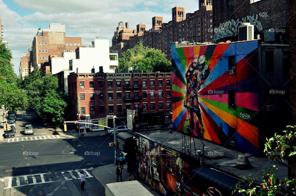 From the Highline. Taken in Chelsea