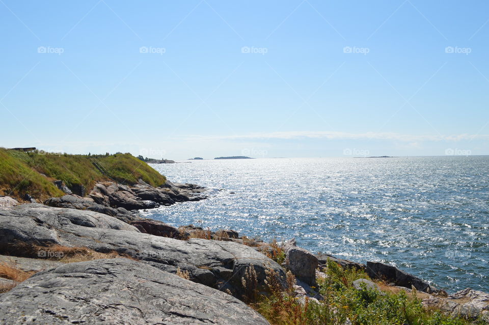 Idyllic view of seascape