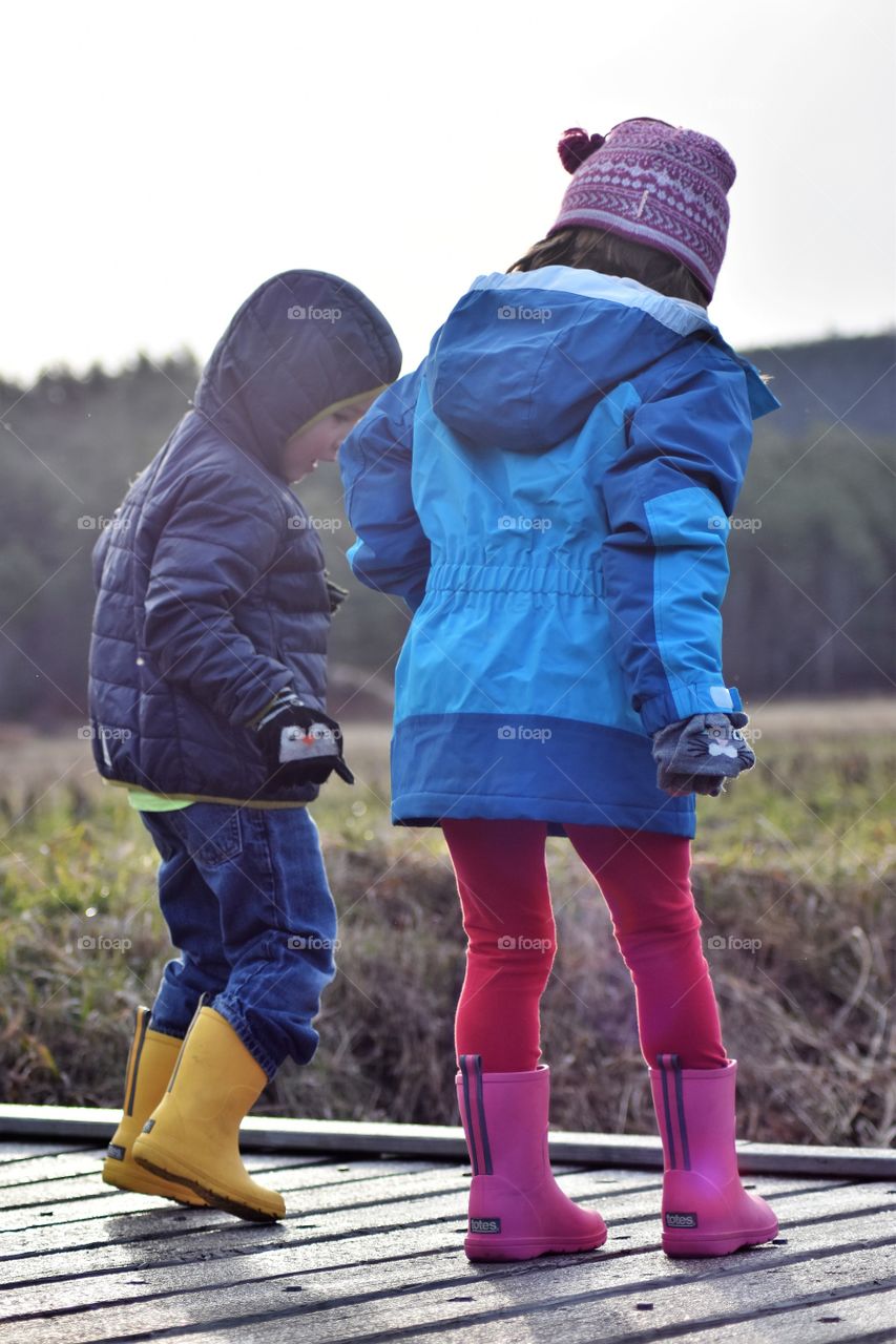 Winter wonderland with totes