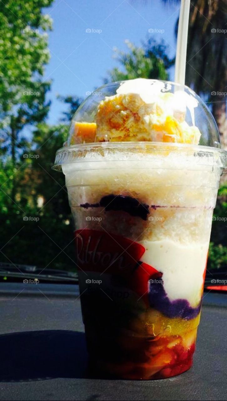 Halo halo drink 