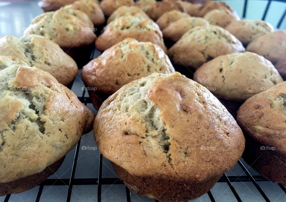 Delicious banana muffins