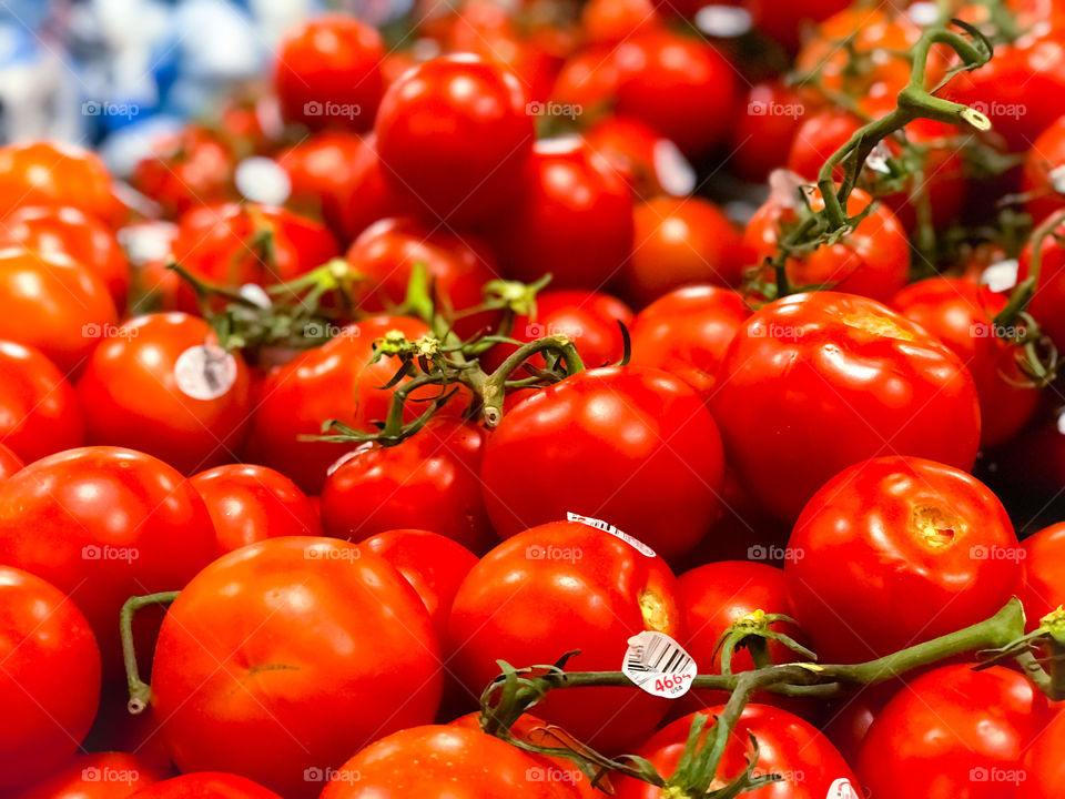 Tomatoes on the vine. 🍅 
