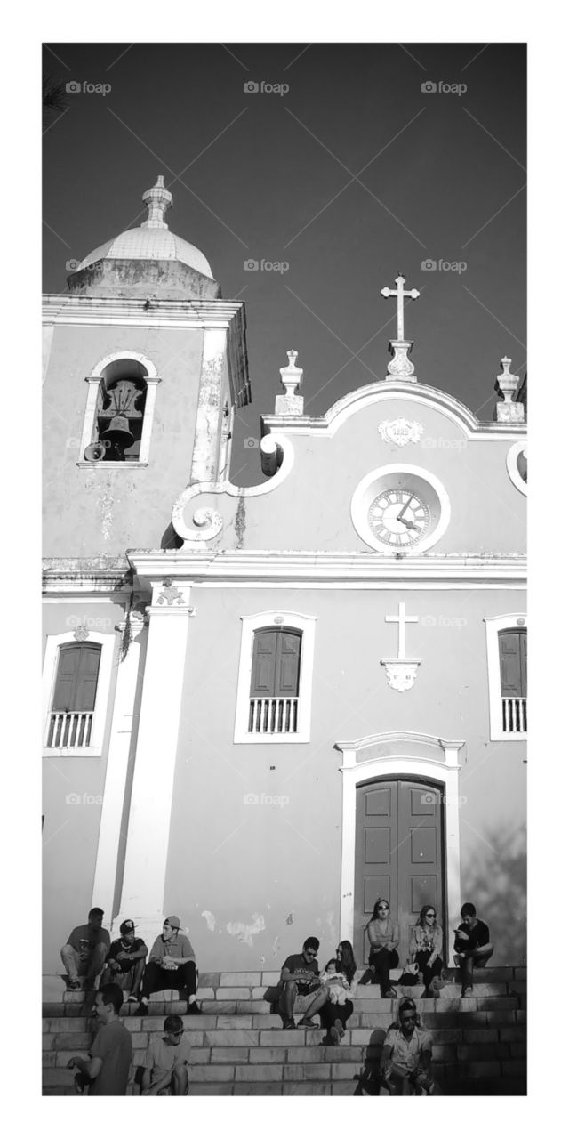 Igreja preto e branco 