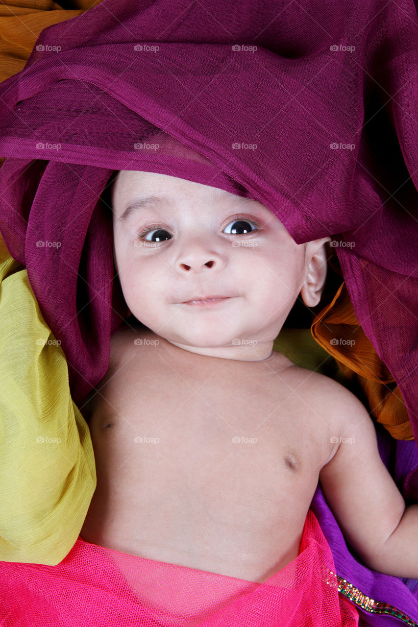 Close-up of a cute baby