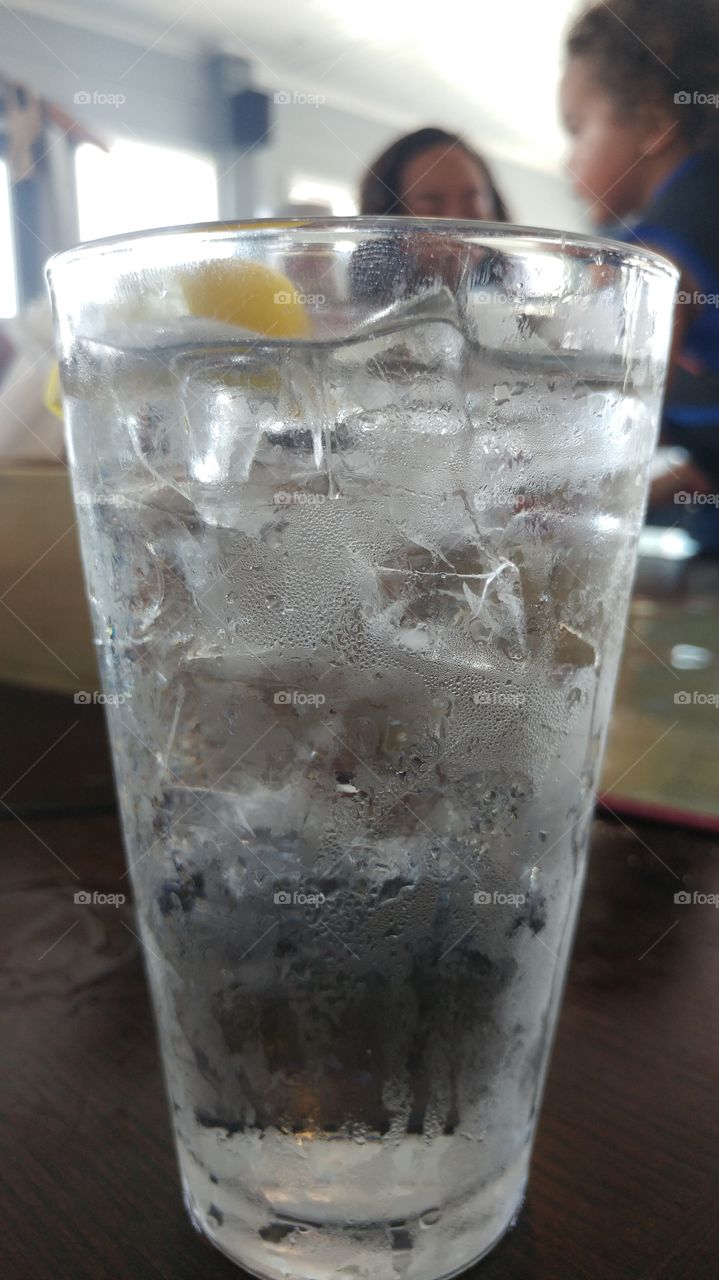 A glass of refreshment