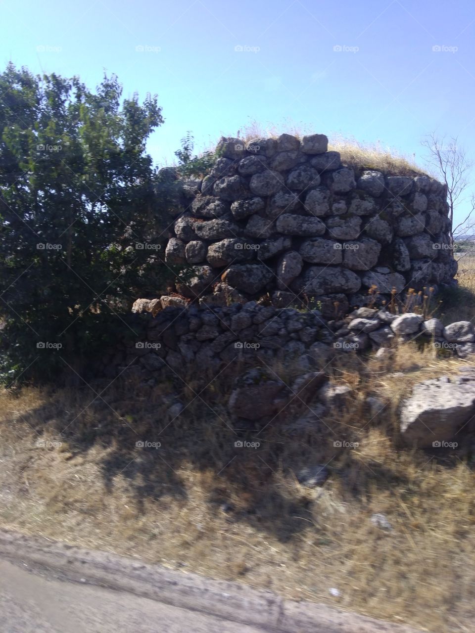 Nuraghe near Macomer (Sardinia)