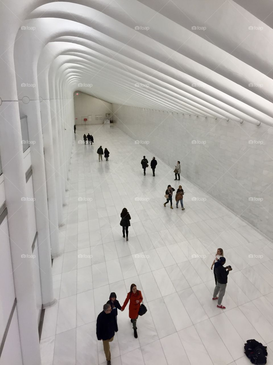 One World Trade Center Pedestrian Corridor in New York City