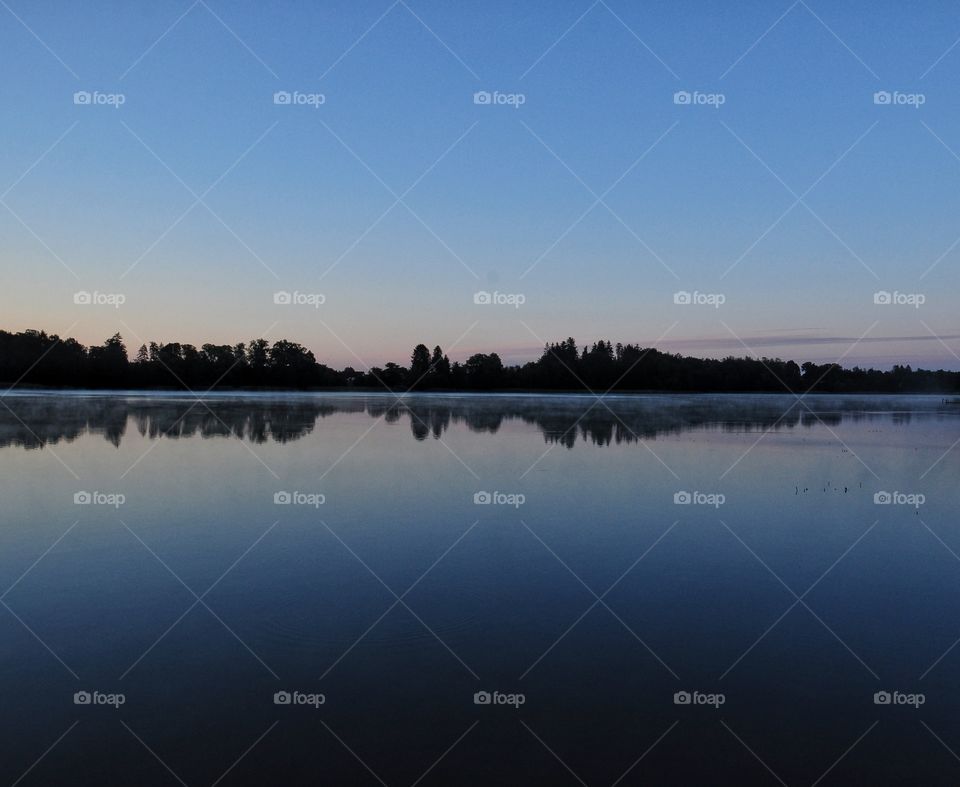 morning at the lake