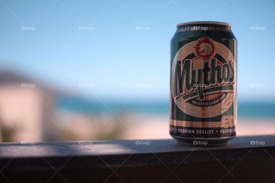 summer can beer focus by latigreplata