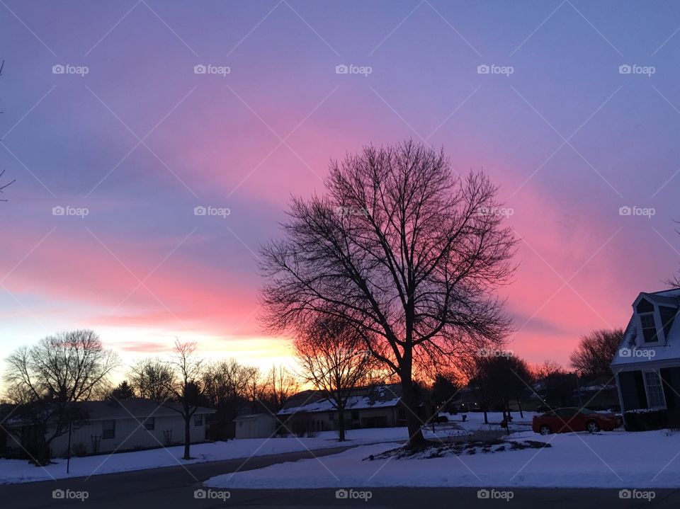 Twilight before sunrise 