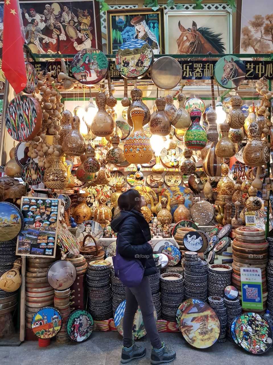 Souvenir Shopping at Xinjiang International Grand Bazaar