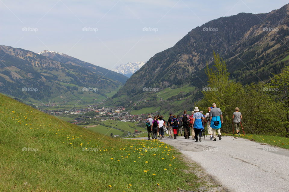 Hiking in Austria, Bad Gastein.