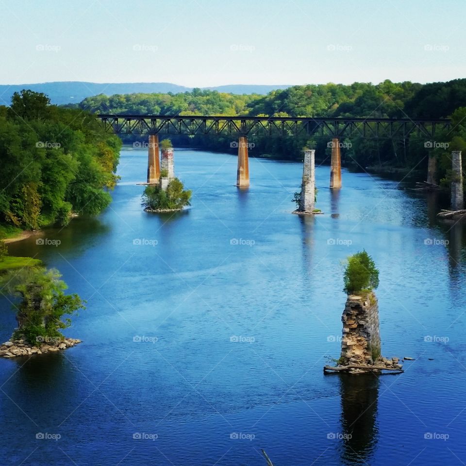 Pillars on the River