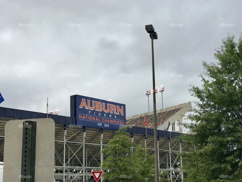 Bryant Denny football stadium in Auburn UniversityAlabama