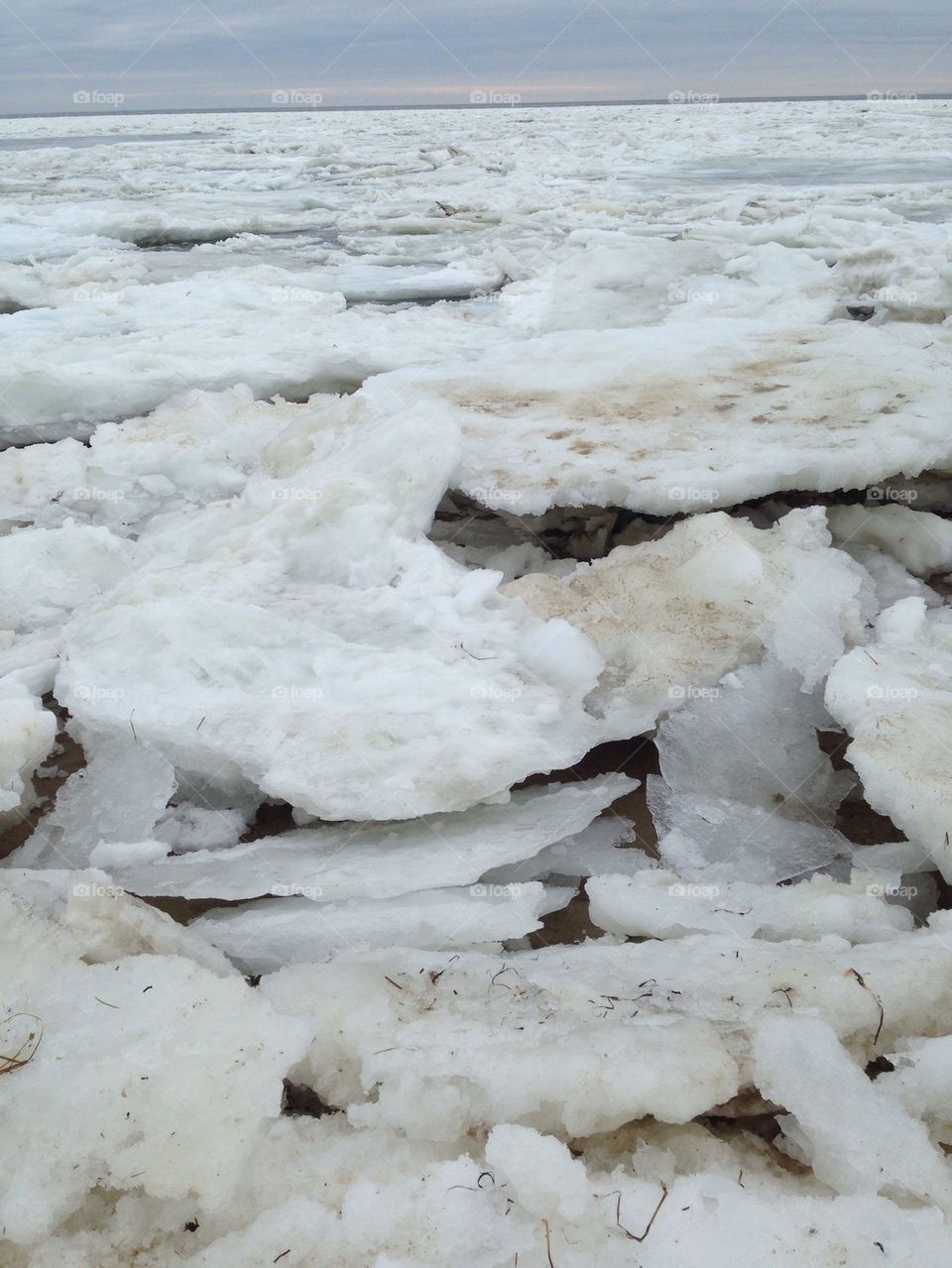 Chunks of ice 