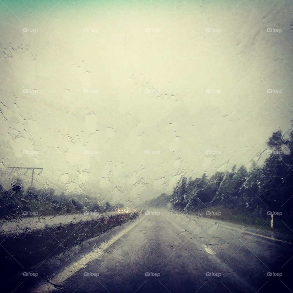 Rainy road 